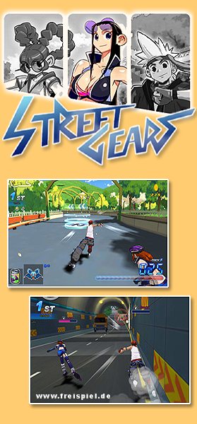 Street Gears - Inline Skate als Computerspiel 