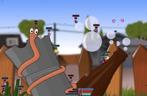Screenshot Open Source Game Worms