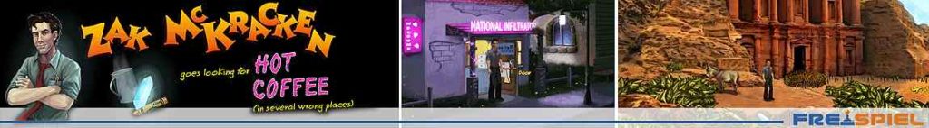 Zak McKracken goes looking for Hot Coffee